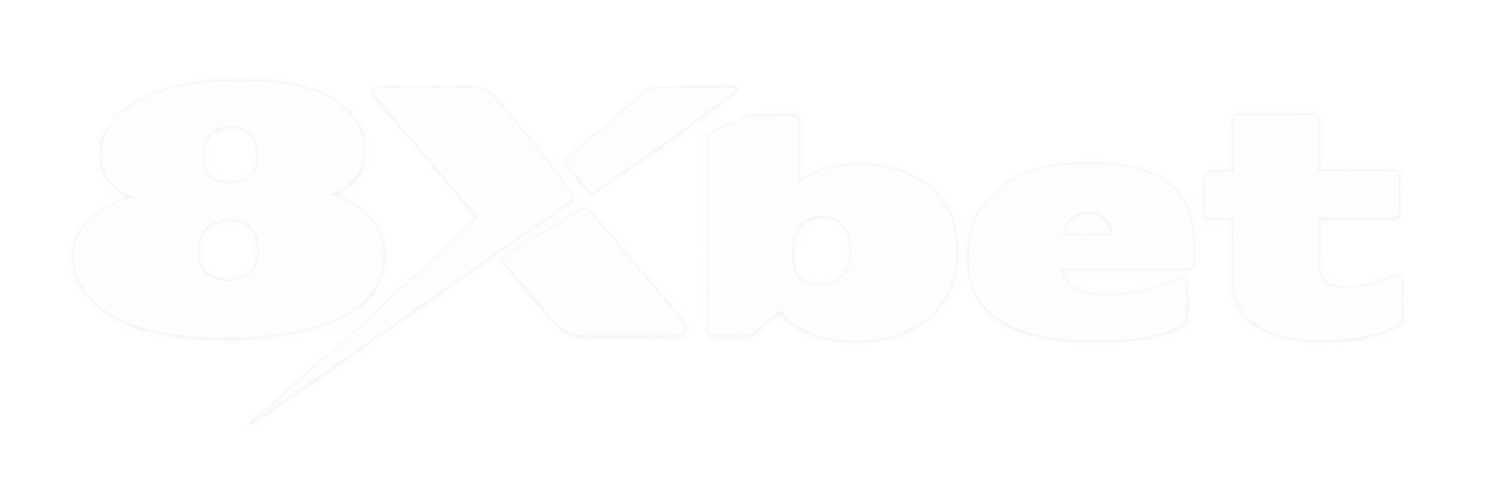 logo 8xbet trắng